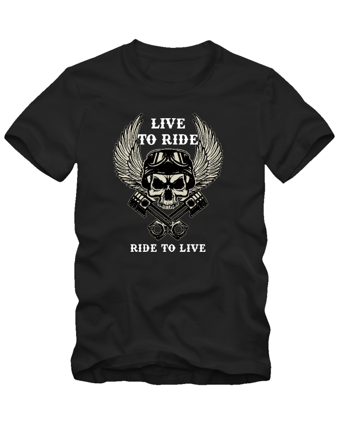 Marškinėliai Live to ride Marškinėliai Live to ride